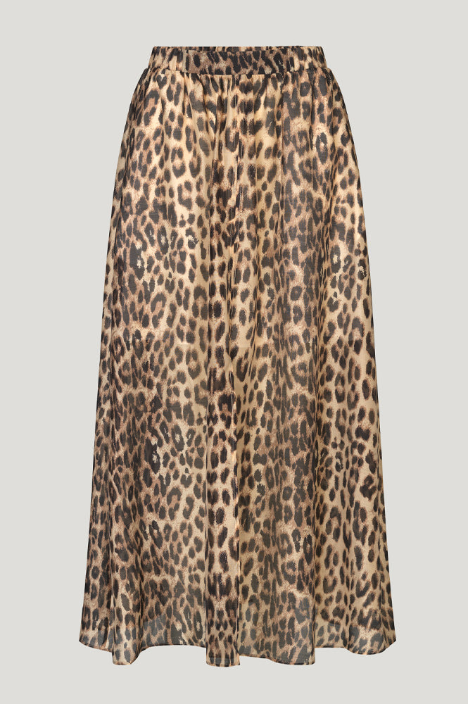 Baum Und Pferdgarten Sadia Brown Baum Leopard Skirt - The Mercantile London