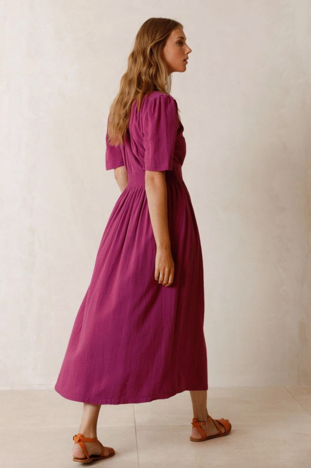 Indi & Cold Luise Romantic Violet Dress - The Mercantile London