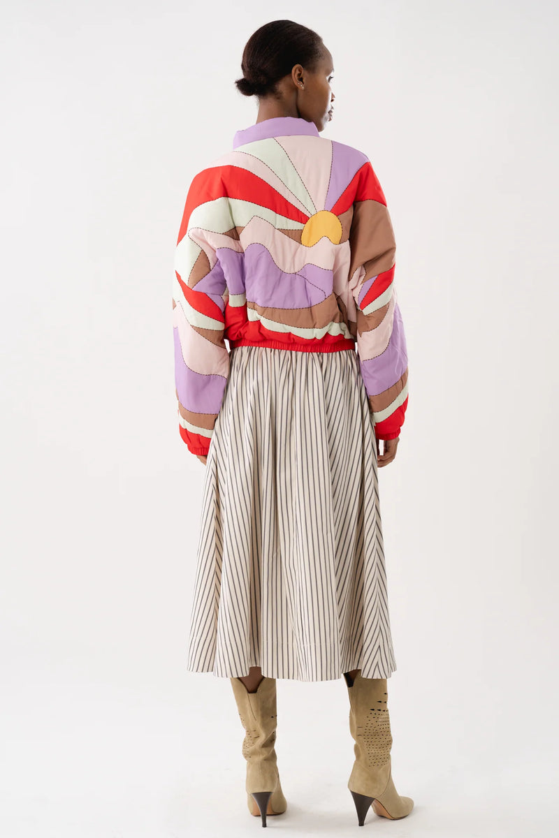 Lolly's Laundry Bristol Stripe Midi Skirt - The Mercantile London
