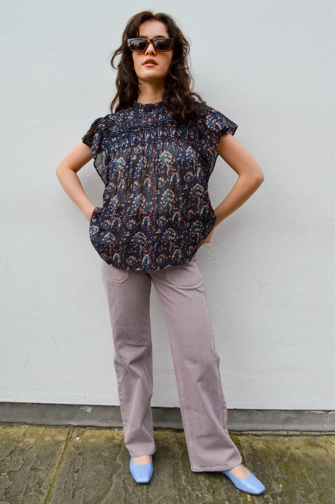 Seventy + Mochi Elodie Dusty Lilac Jeans - The Mercantile London