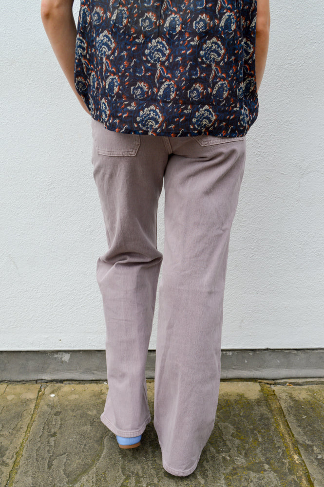 Seventy + Mochi Elodie Dusty Lilac Jeans - The Mercantile London