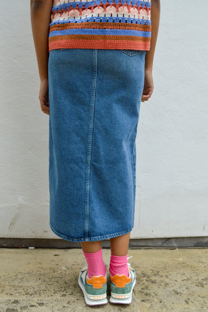 Second Female Kylie Blue Denim Skirt - The Mercantile London