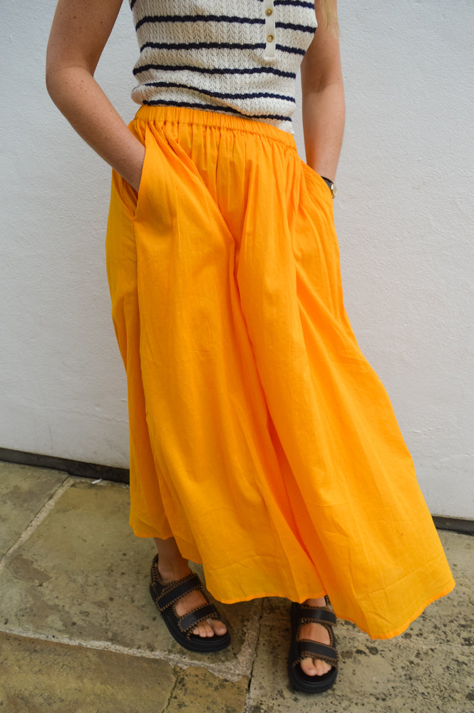 FRNCH Calista Mango Skirt - The Mercantile London