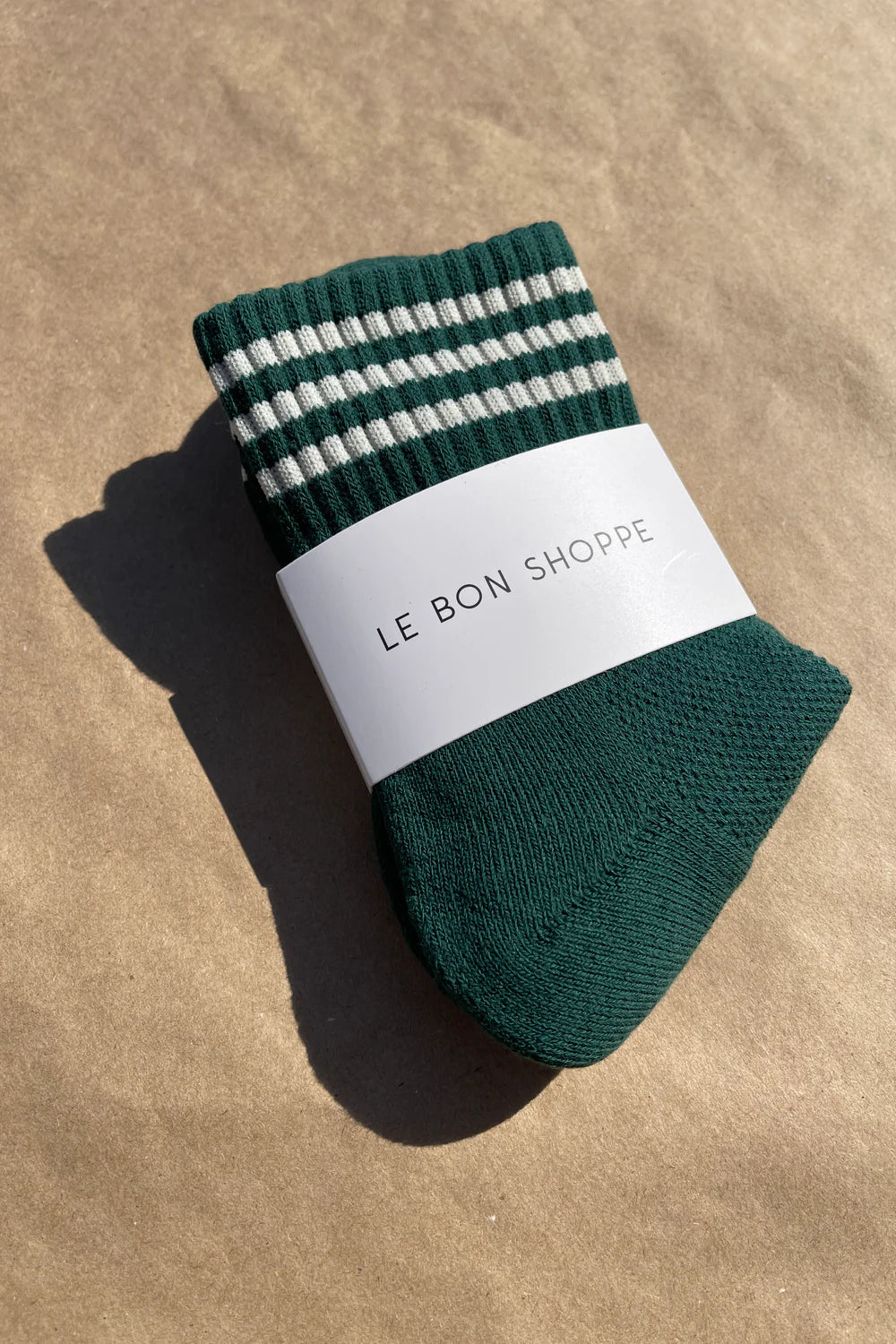 Le Bon Shoppe Girlfriend Hunter Green Socks - The Mercantile London