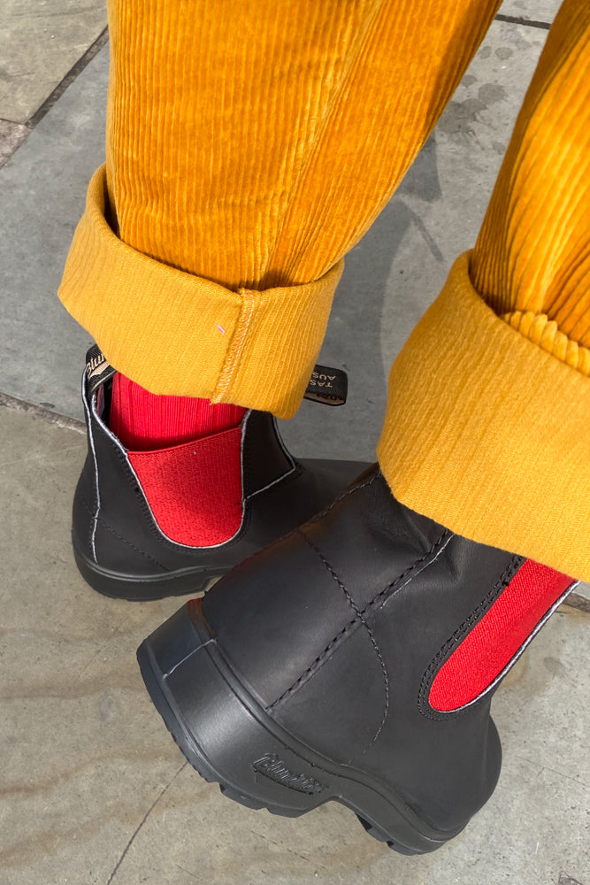 Blundstone Black & Red Boots - The Mercantile London