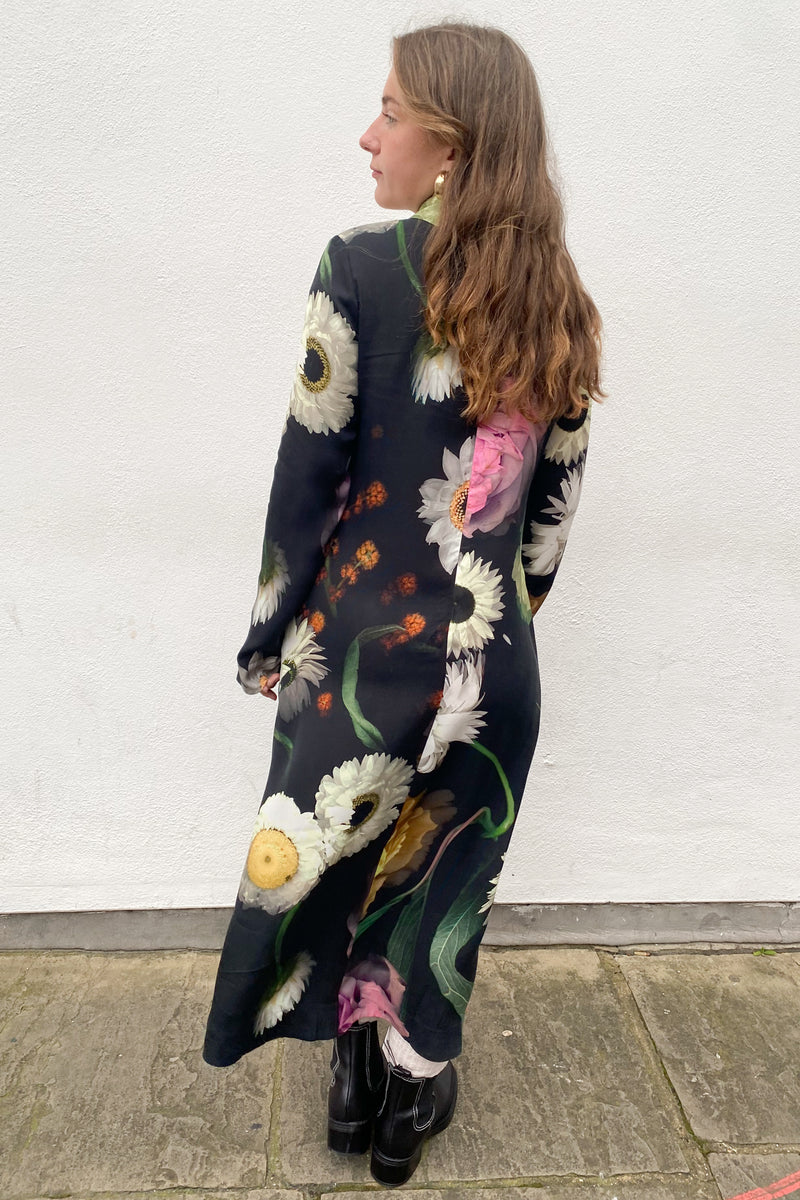 Stine Goya Millie Scanned Foliage Dress - The Mercantile London