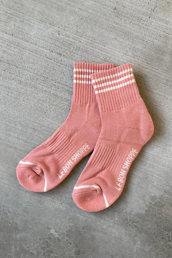 Le Bon Shoppe Girlfriend Salmon Socks - The Mercantile London