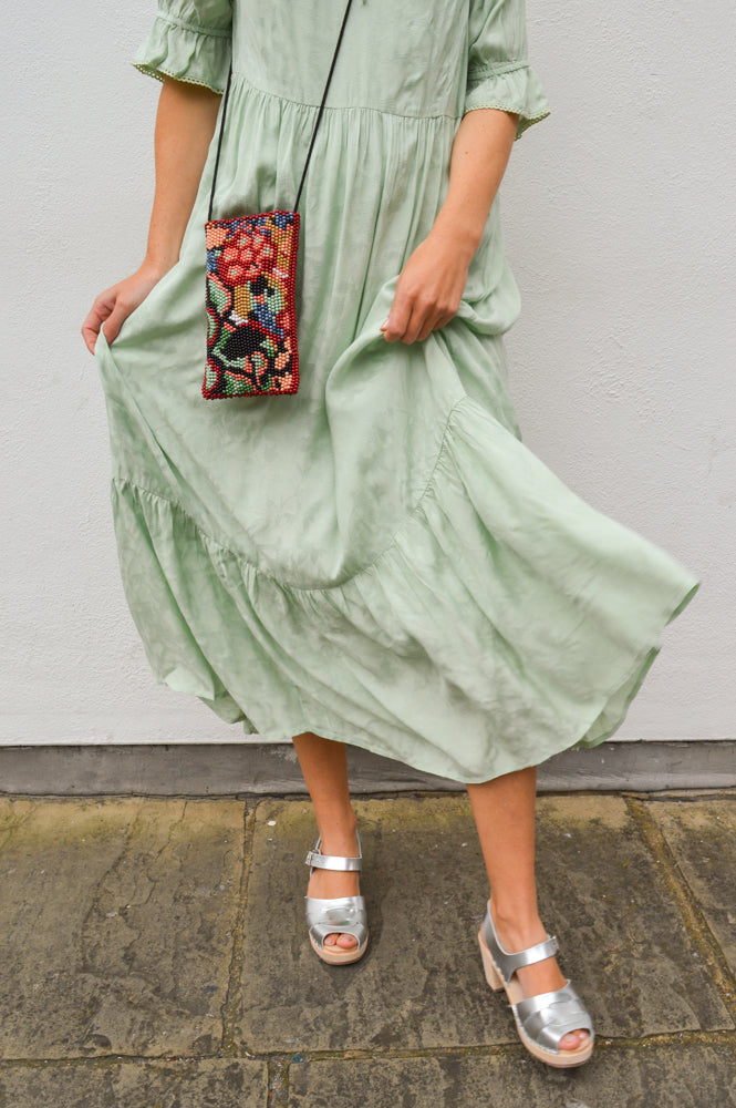 Atelier Rêve Milio Cameo Green Dress - The Mercantile London