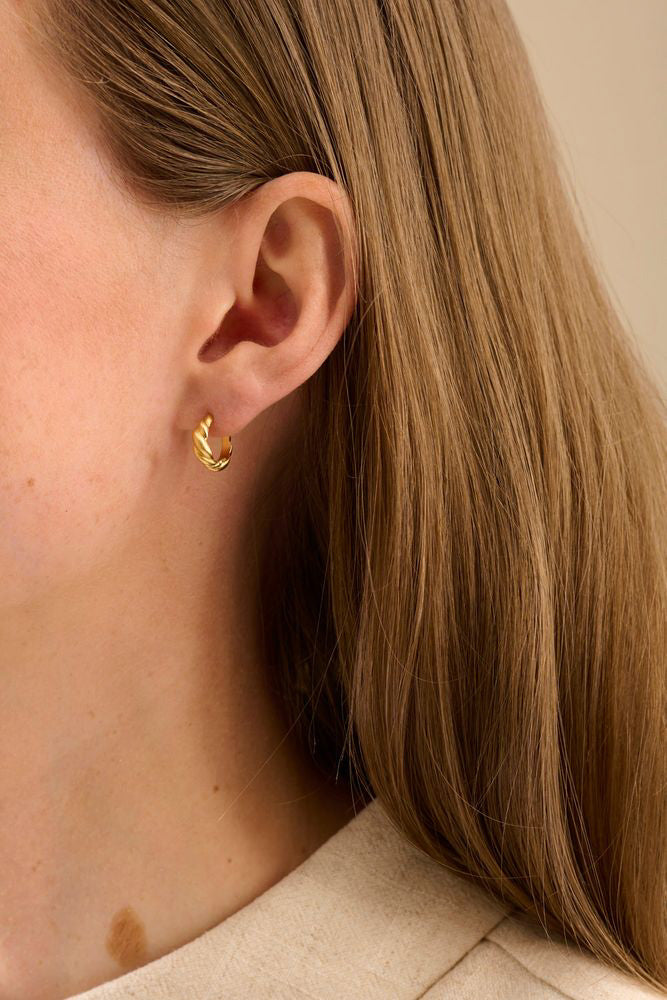 Pernille Corydon Small Hana Gold Earrings - The Mercantile London