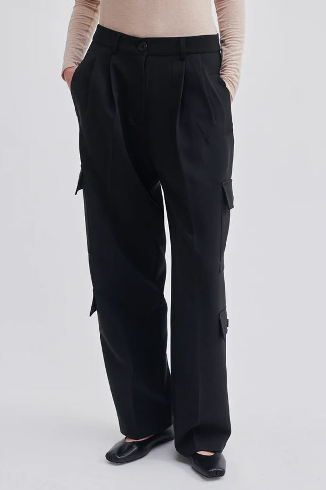 Second Female Evile Black Pocket Trousers - The Mercantile London