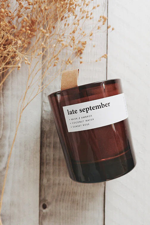 Keynvor Late September Candle (‬Coconut + Rose) - The Mercantile London
