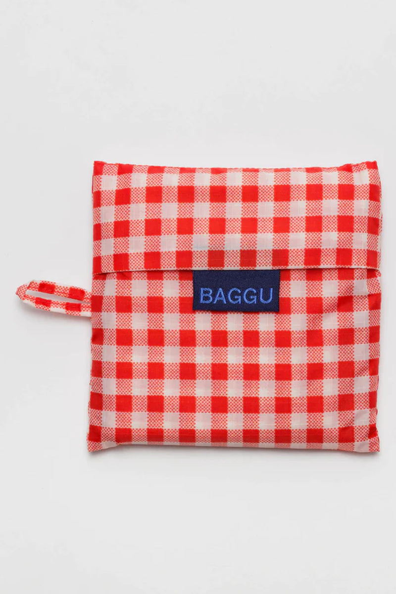 Baggu Red Gingham Standard Reusable Bag - The Mercantile London