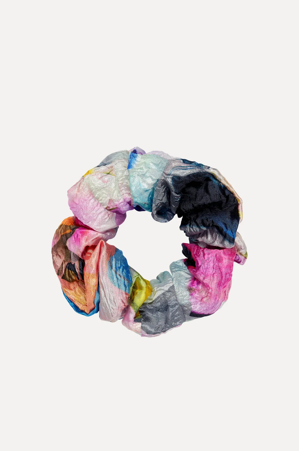 Stine Goya Liquified Orchid Crinkle Scrunchie - The Mercantile London