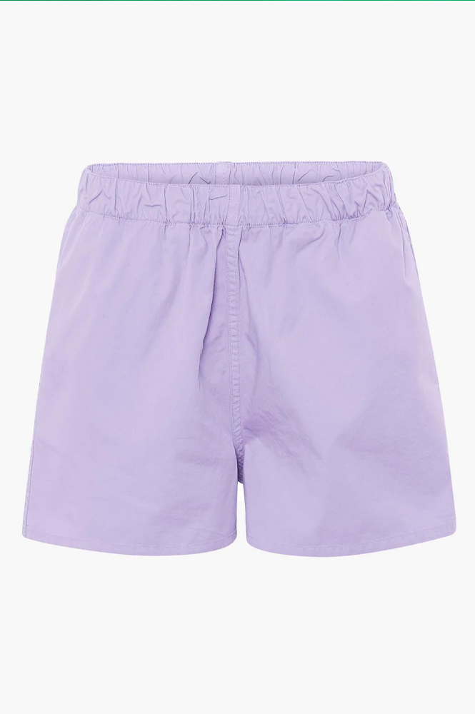 Colorful Standard Soft Lavender Organic Twill Shorts - The Mercantile London