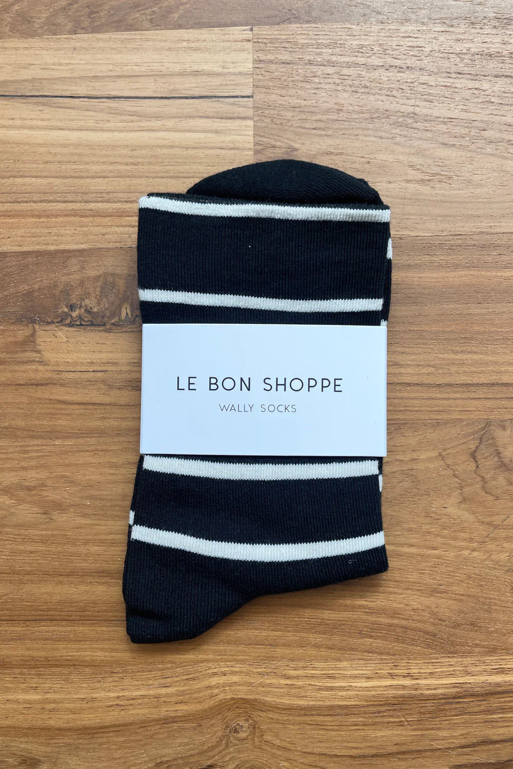 Le Bon Shoppe Wally Black Sneaker Socks - The Mercantile London