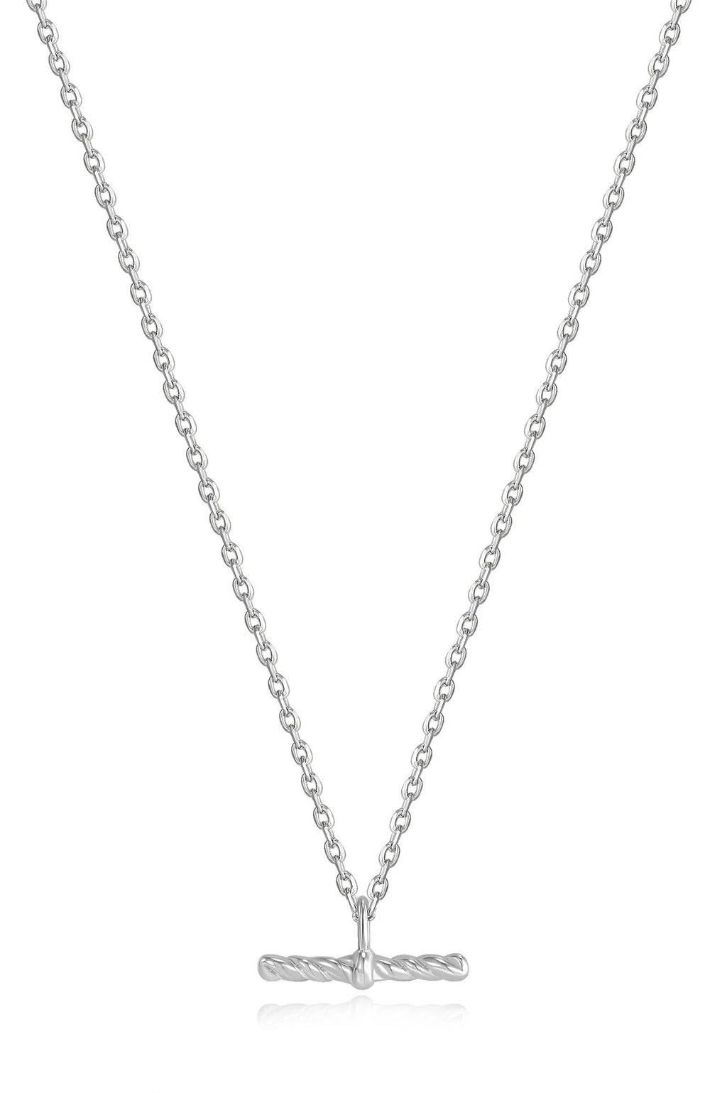 Ania Haie Silver Rope T-Bar Necklace - The Mercantile London