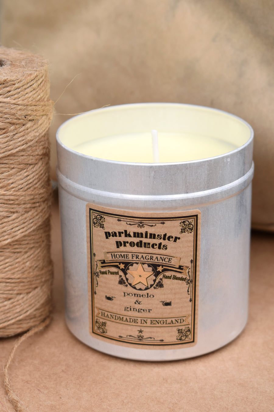 Parkminster Pomelo & Ginger Tin Candle - The Mercantile London
