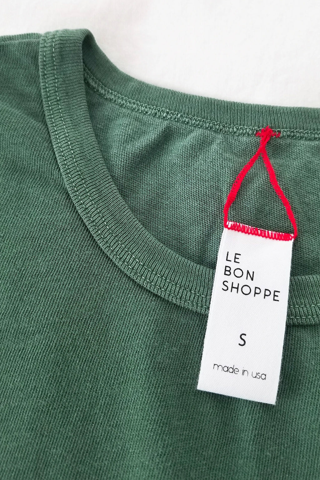 Le Bon Shoppe Her Moss T-Shirt - The Mercantile London