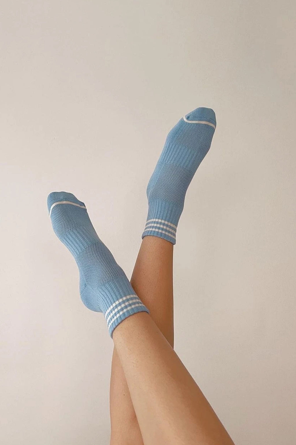 Le Bon Shoppe Girlfriend Parisian Blue Socks - The Mercantile London