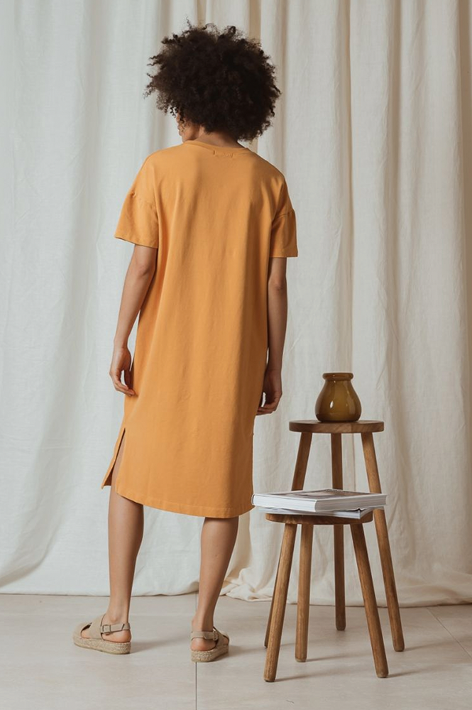 Indi & Cold Pumpkin T-shirt Dress - The Mercantile London