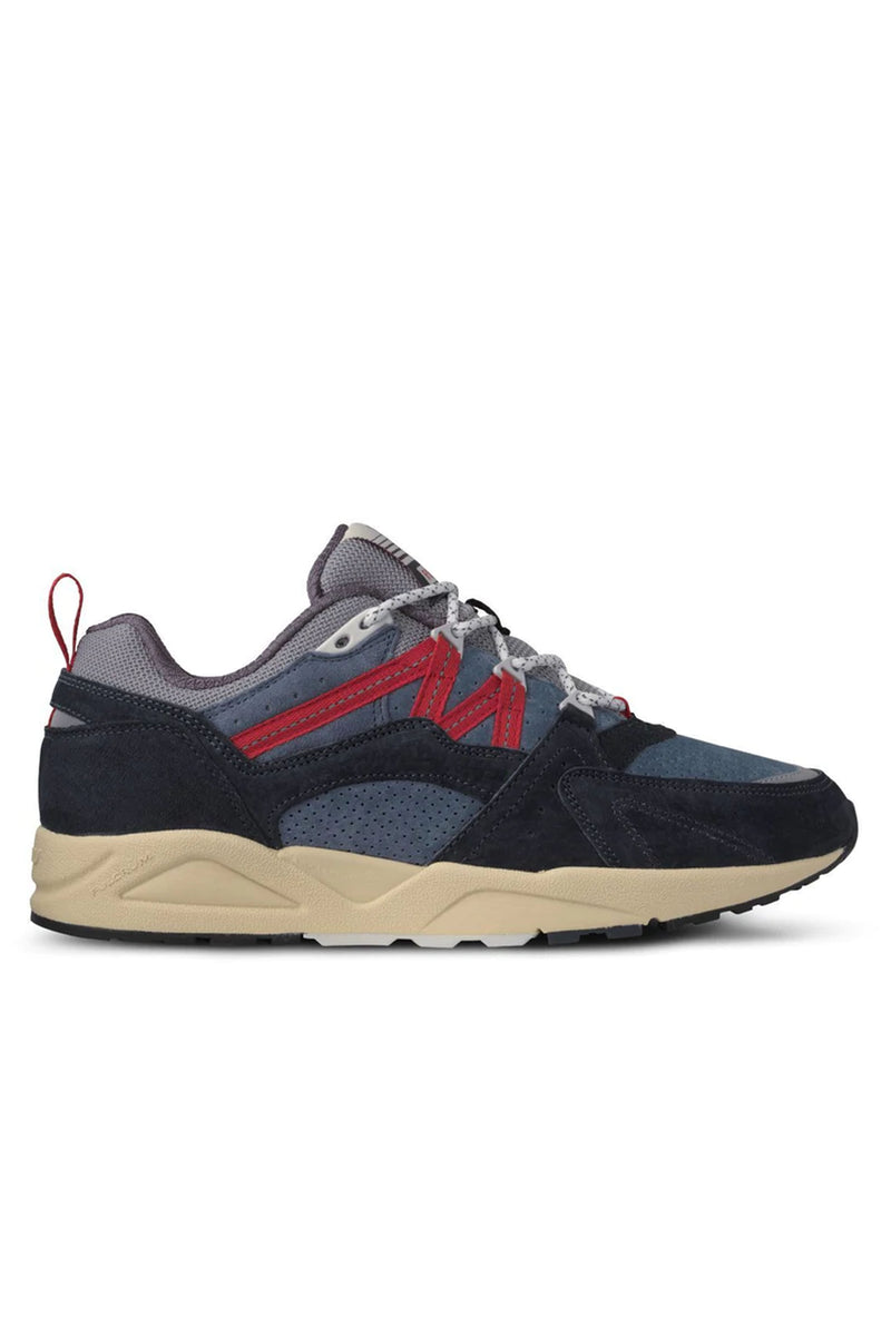 Karhu Fusion 2.0 India Ink / Fiery Red Trainers - The Mercantile London