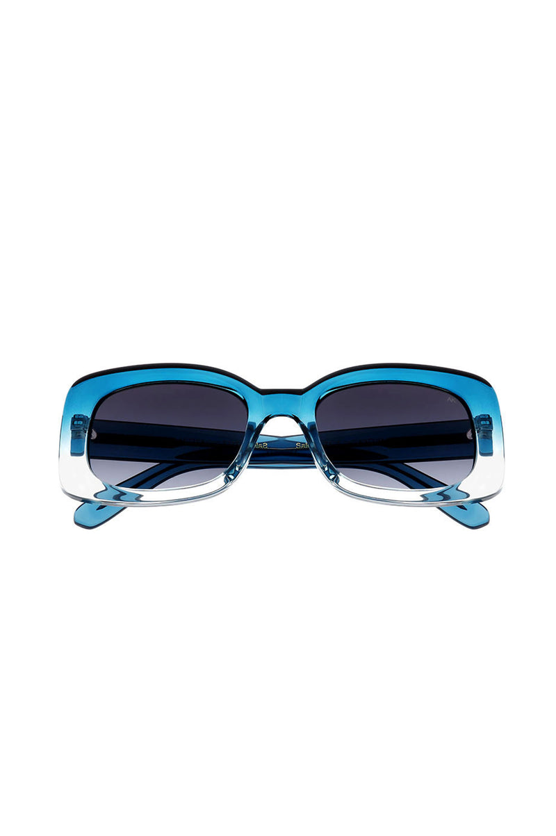 A Kjaerbede Salo Petroleum Crystal Transparent Sunglasses - The Mercantile London