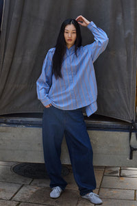 ICHI Berisel Barrel Leg Jeans - The Mercantile London