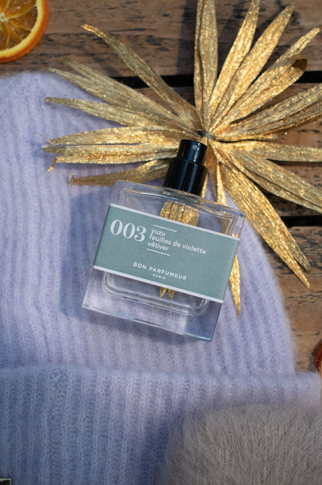 Bon Parfumeur 003 Yuzu, Violet Leaves, & Vetiver Eau de Parfum - The Mercantile London