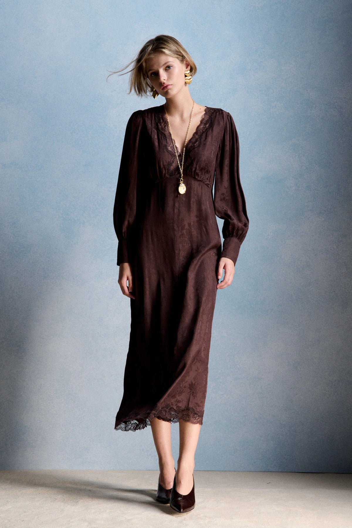 Petit Mendigote Betina Chocolate Dress