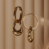 Neve Hoops: Yellow Gold - The Mercantile London