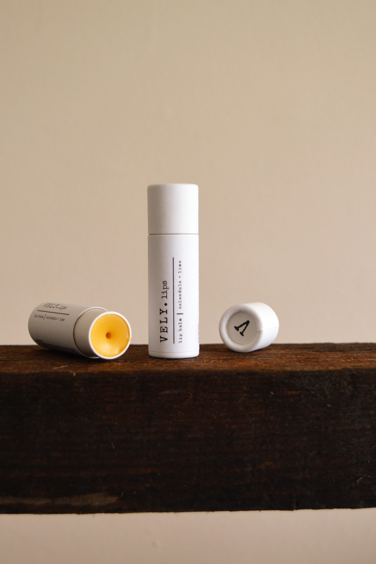The Vely Soapery Calendula Extract and Lime Lip Balm - The Mercantile London