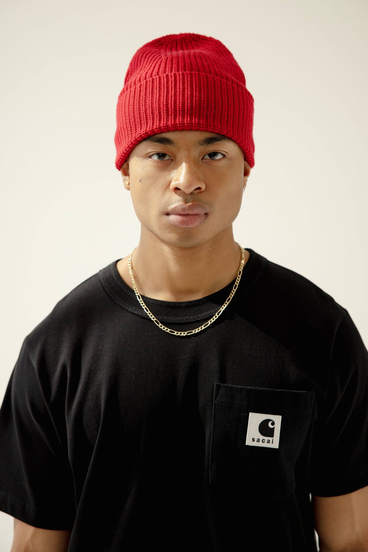 Arctic Fox Rosewoods Red Merino Beanie