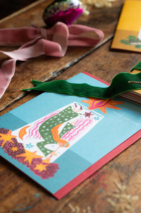 Hutch Cassidy Candle Angel Christmas Card - The Mercantile London