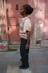 Maison Anana Sandy Grey Trousers - The Mercantile London