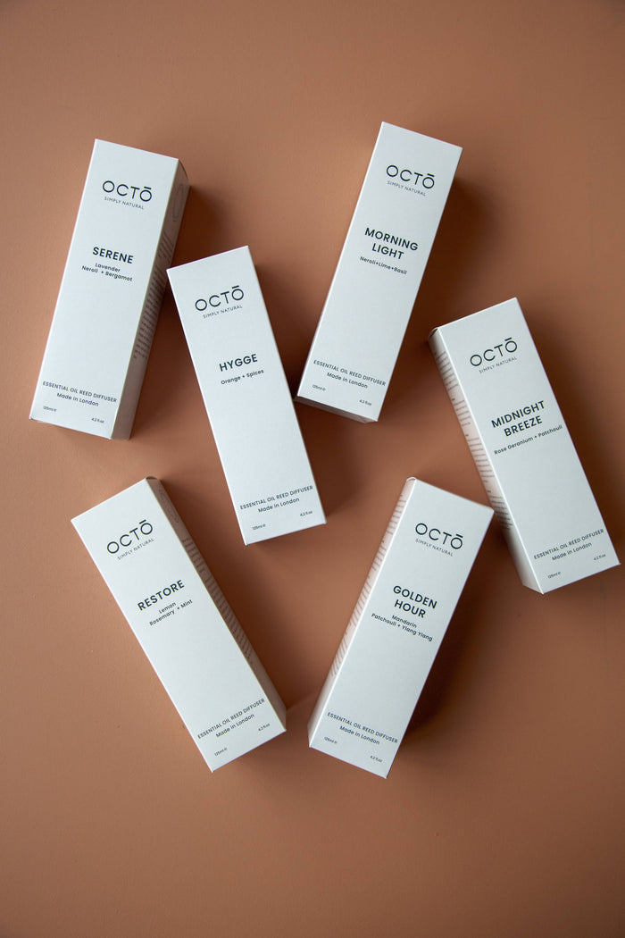 Octo London Restore (Lemon + Rosemary + Mint) Reed Diffuser - The Mercantile London