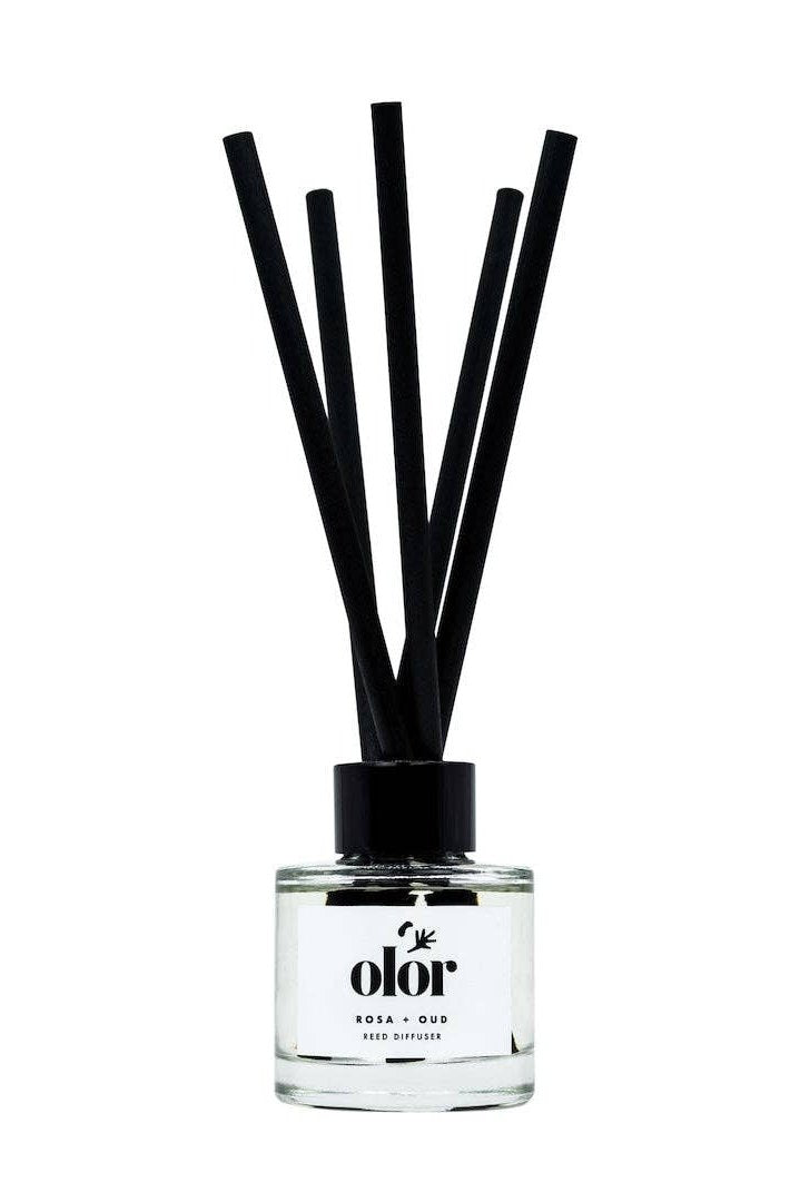 Olor Rosa + Oud Mini Reed Diffuser - The Mercantile London