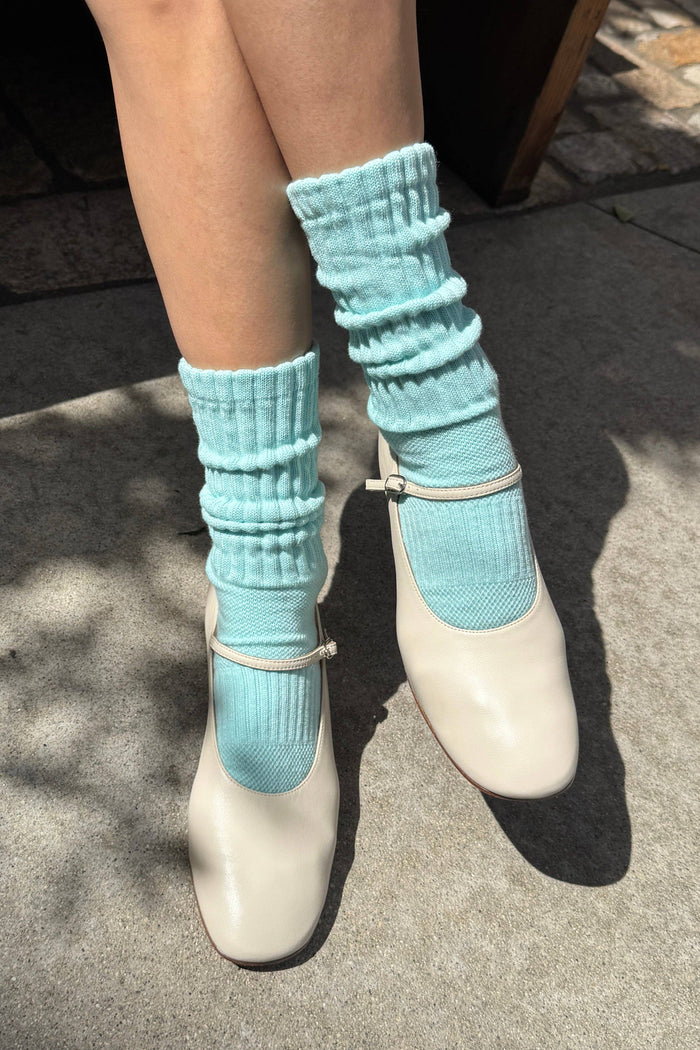 Ballet Socks (wholesale): Aqua - The Mercantile London