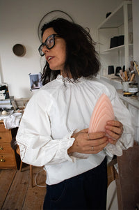 Suncoo Lola White Embroidered Blouse - The Mercantile London