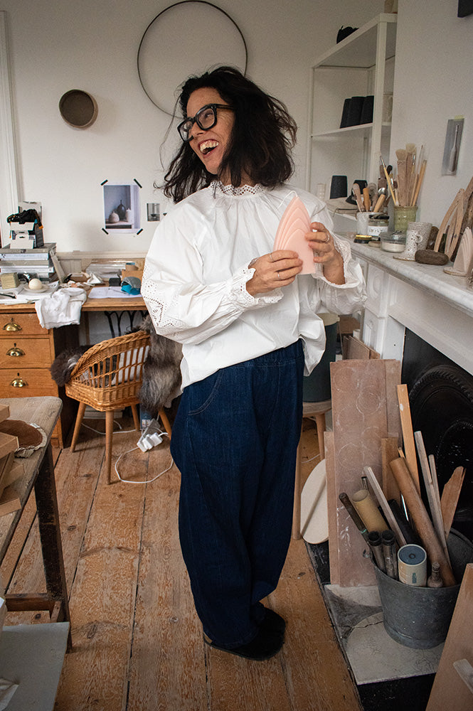 Suncoo Lola White Embroidered Blouse - The Mercantile London