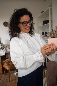 Suncoo Lola White Embroidered Blouse - The Mercantile London