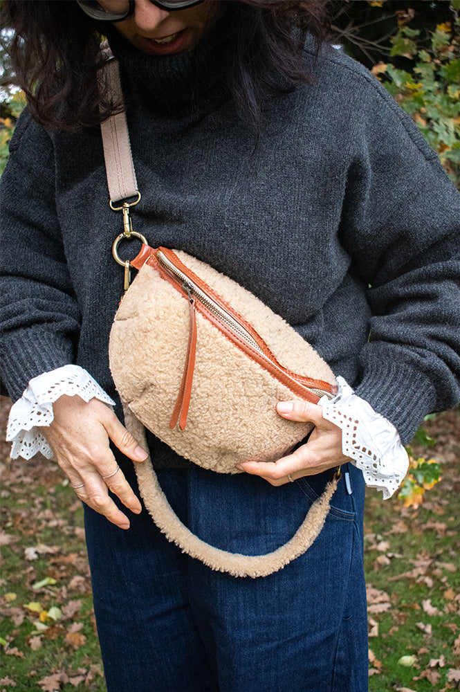 Bellerose Rosie Teddy Savanna Sling Bag - The Mercantile London