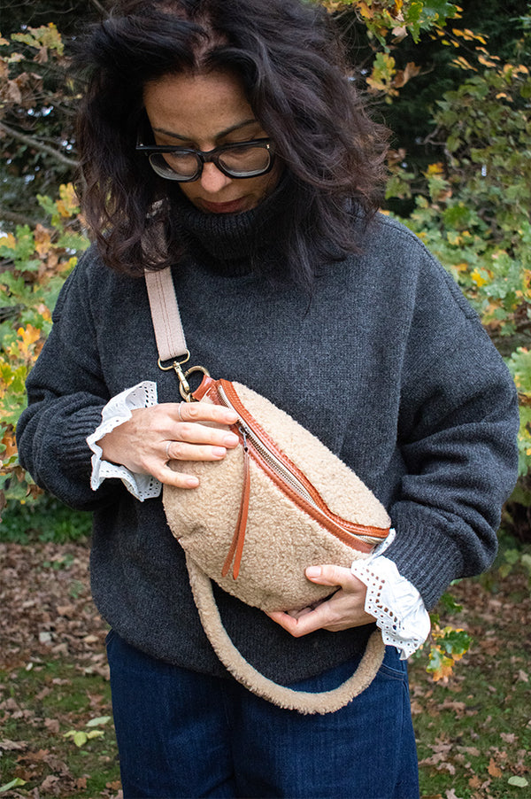 Bellerose Rosie Teddy Savanna Sling Bag - The Mercantile London