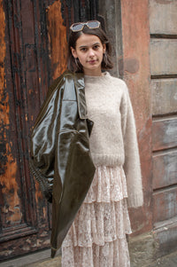 Dr Denim Moira Brushed Silver Lining Sweater - The Mercantile London