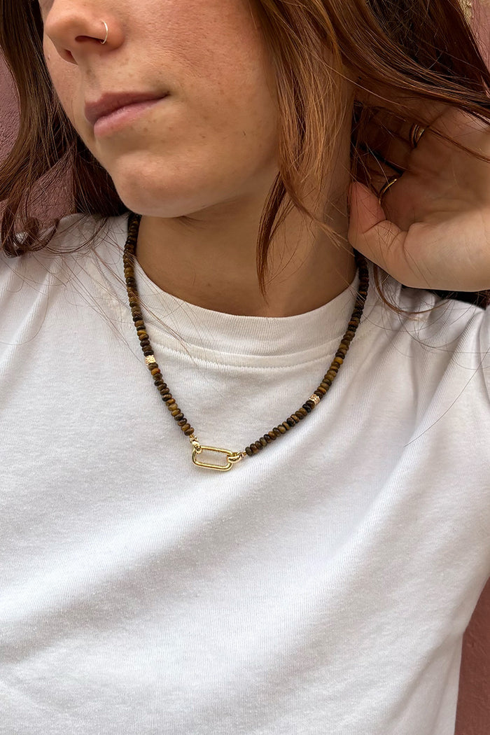 By Alona Indra Tigers Eye Necklace - The Mercantile London