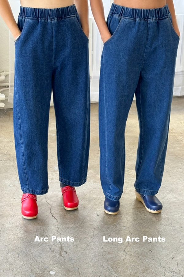Le Bon Shoppe Long Arc Blue Denim Pants - The Mercantile London
