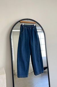 Le Bon Shoppe Long Arc Blue Denim Pants - The Mercantile London
