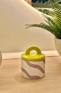 MÆGEN Pablo Pots Water Lotus & Rose Candle - The Mercantile London