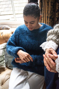 Maison Anana Cecyle Marine Jumper - The Mercantile London