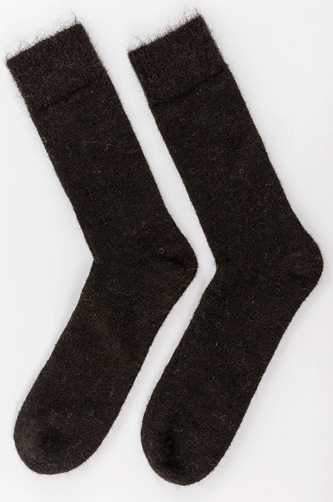 Pairs Ultra Soft Alpaca Everyday Charcoal Socks - The Mercantile London