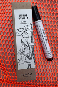 Norfolk Natural Living  Parfum - Jasmine & Vanilla 10ml - The Mercantile London